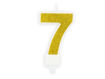 Picture of BIRTHDAY CANDLE GOLD NUMBER 7